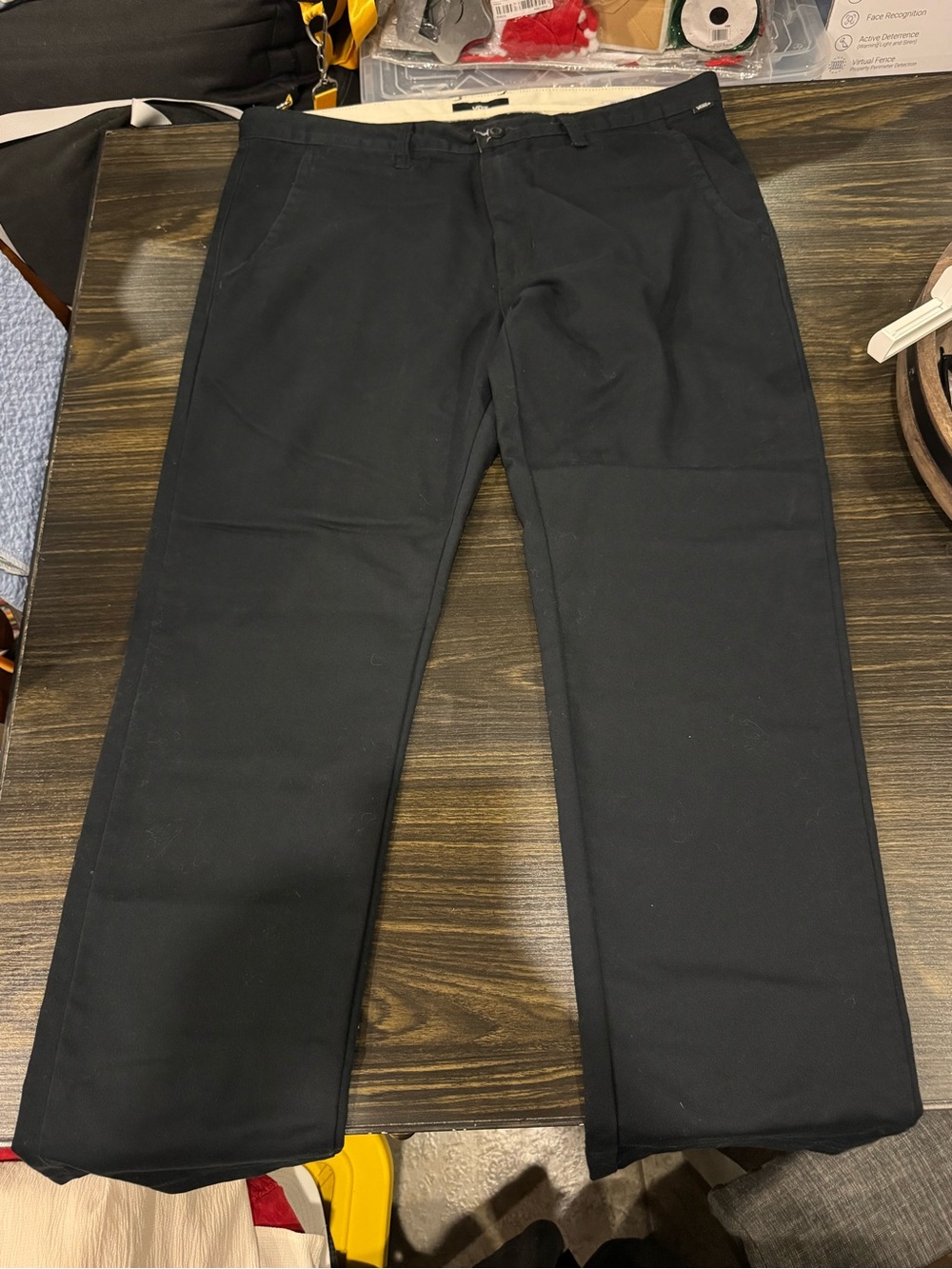 Vans Black Button-Front Pants